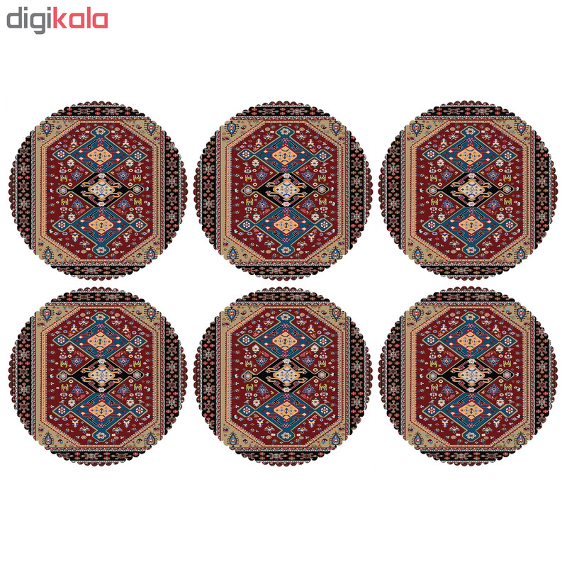 زیربشقابی مدل U2-42454 بسته 6 عددی
