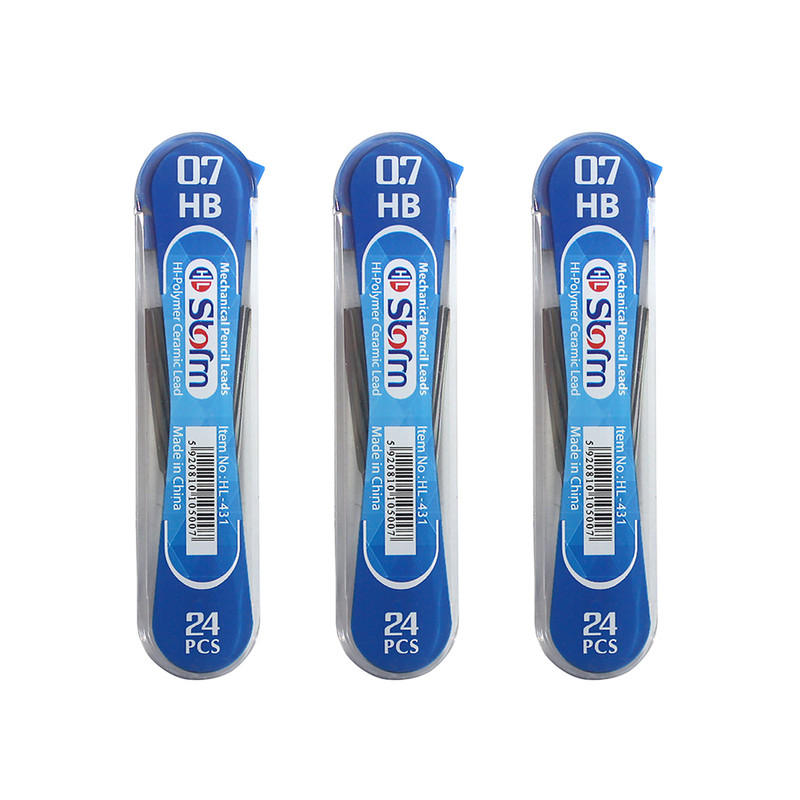 نوک مداد نوکی 0.7 میلی متری استورم مدل HB بسته 3 عددی