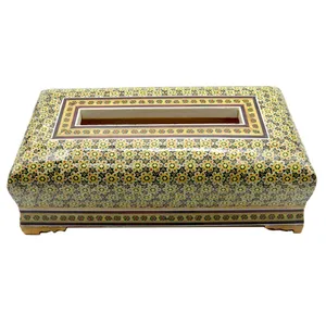 جعبه دستمال کاغذی خاتم کاری مدل SAHRa-450A