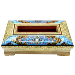 جعبه دستمال کاغذی خاتم کاری  مدل MAMAR-550