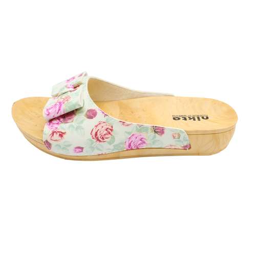 دمپایی زنانه نیکتا مدل K1-008-ROZ-WH