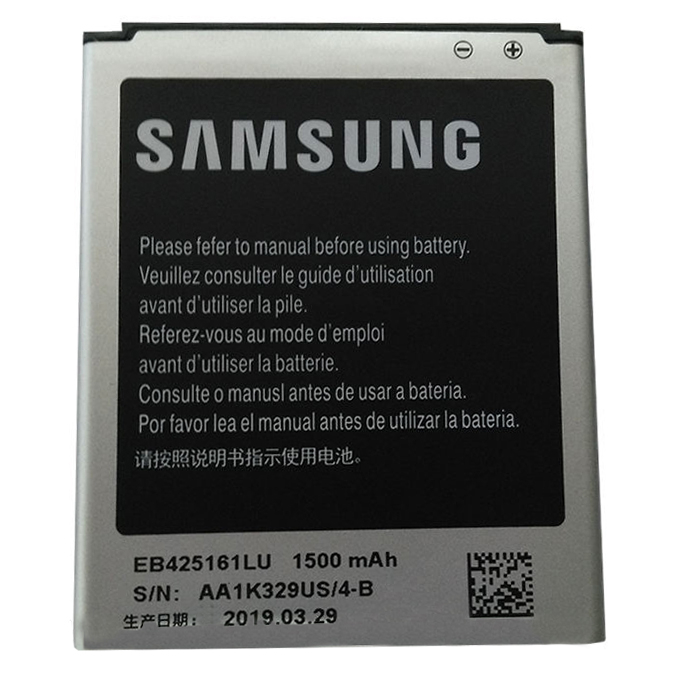 باتری موبایل مدل EB-425161LU ظرفیت 1500 میلی آمپر ساعت مناسب برای گوشی موبایل سامسونگ Galaxy S3 mini