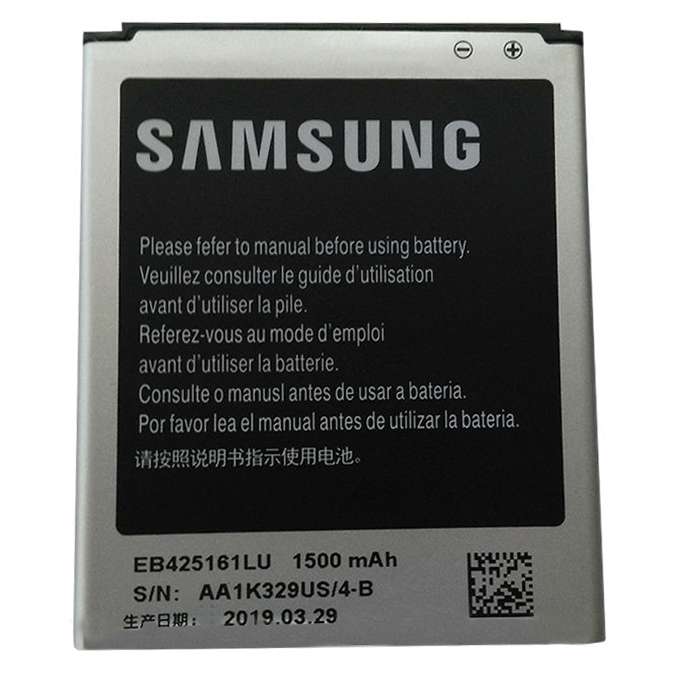 باتری موبایل مدل EB-425161LU ظرفیت 1500 میلی آمپر ساعت مناسب برای گوشی موبایل سامسونگ Galaxy S3 mini