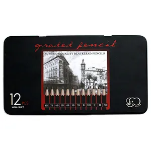 مداد مشکی اوسلون مدل USL-967 بسته 12 عددی