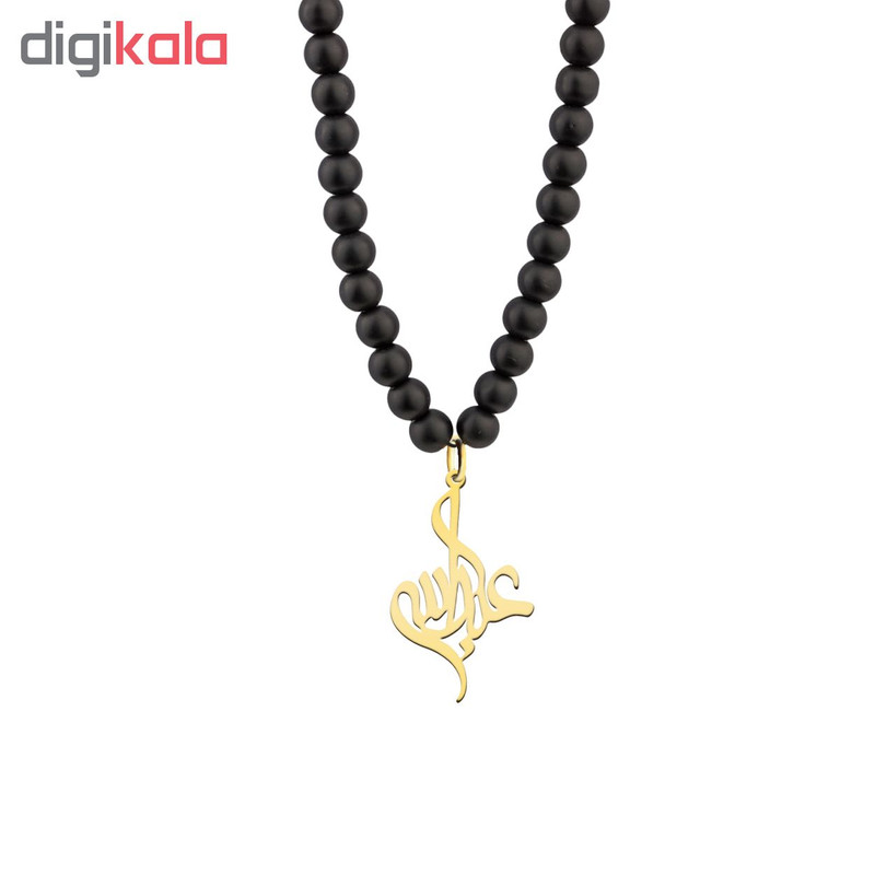 گردنبند نقره مردانه ترمه 1 طرح عبدالله کد M10 گردنبند نقره مردانه ترمه 1 طرح عبدالله کد M10