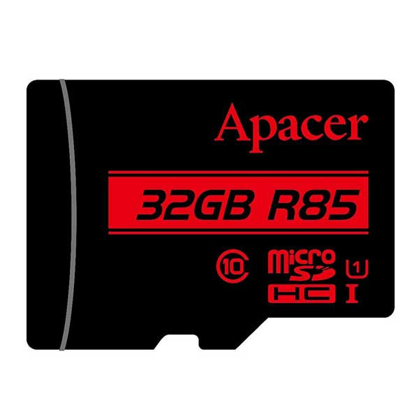 کارت حافظه microSDHC اپیسر مدل AP32G کلاس 10 استاندارد UHS-I U1 سرعت 85MBps ظرفیت 32 گیگابایت