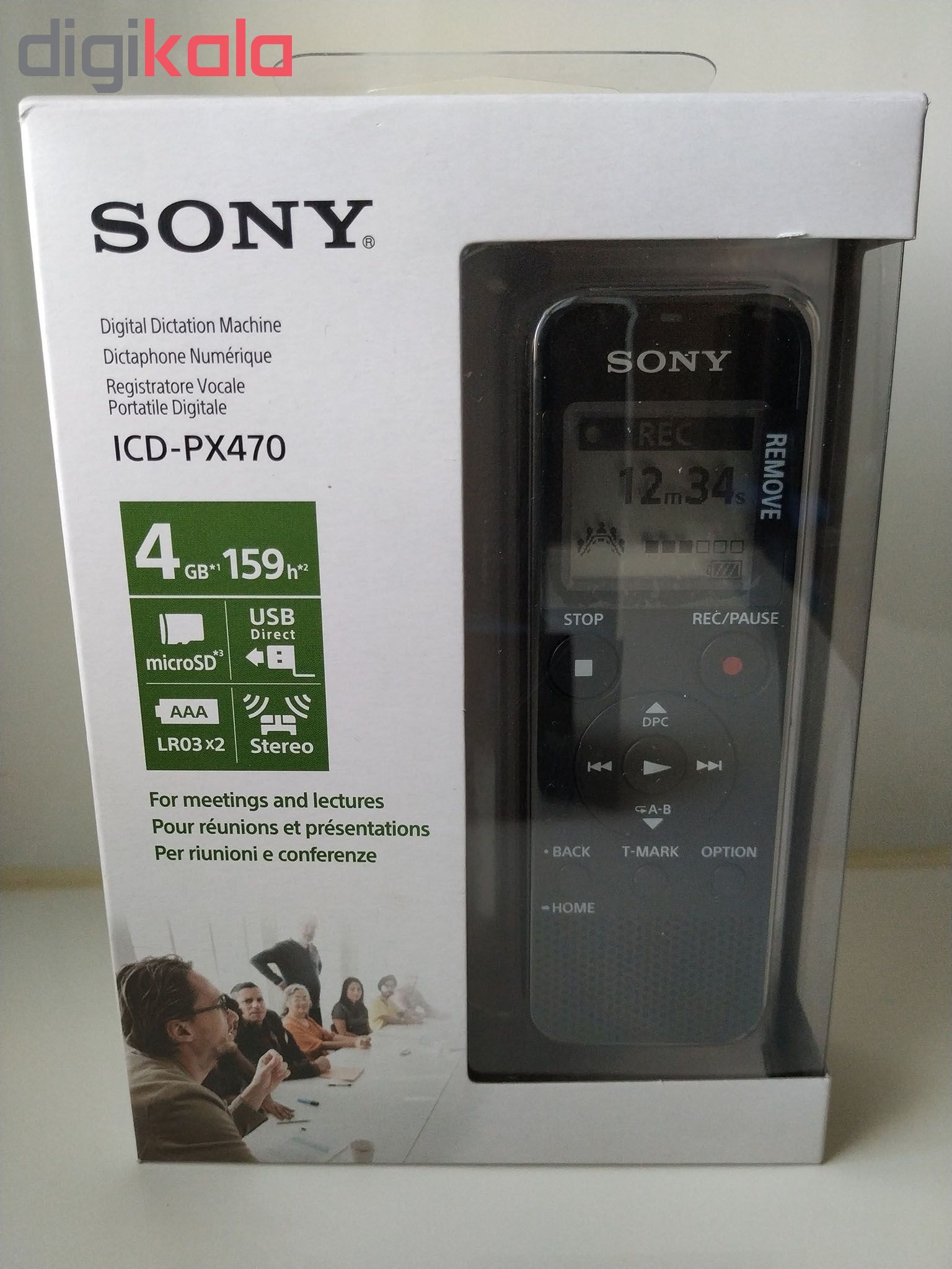 ضبط کننده صدا سونی مدل icd-px470