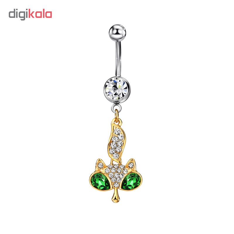 پیرسینگ ناف گالری شمرون طرح روباه کد BDJ032G0