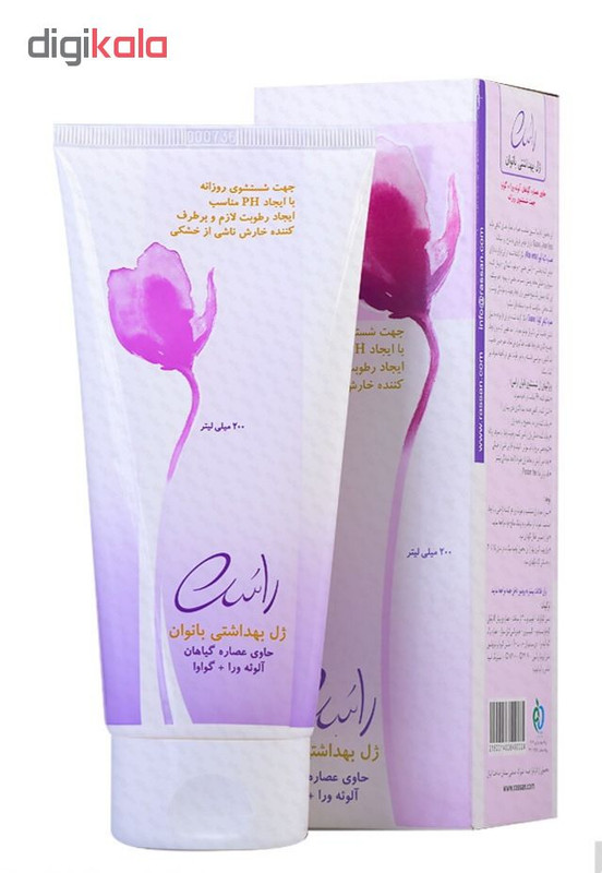 ژل بهداشتی بانوان راسن مدل Aloe Vera حجم ۲۰۰ میلی لیتر ژل بهداشتی بانوان راسن مدل Aloe Vera حجم ۲۰۰ میلی لیتر