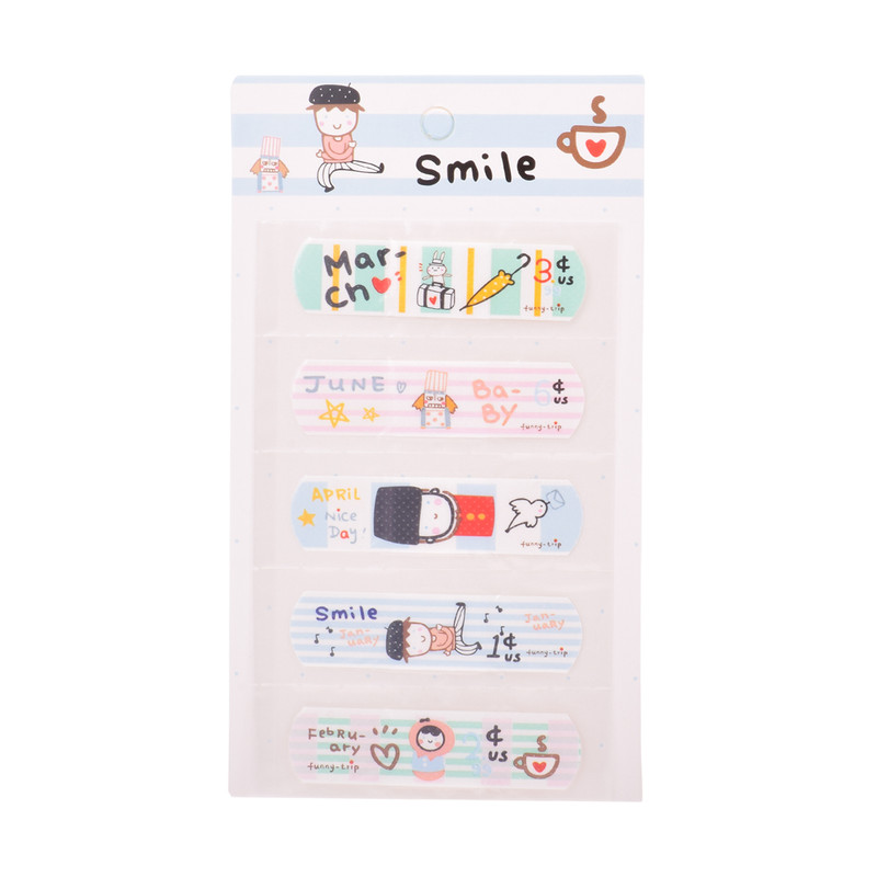 چسب زخم طرح smile بسته 5 عددی