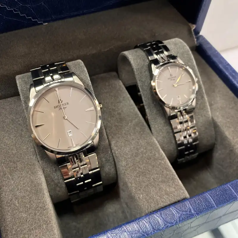 ست ساعت مچی عقربه ای  زنانه و مردانه شوپیر مدل GL174A017