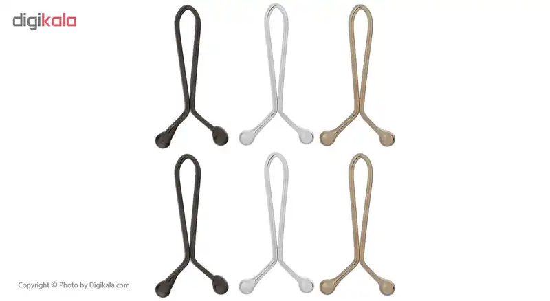 گیره روسری کد 6 بسته 6 عددی