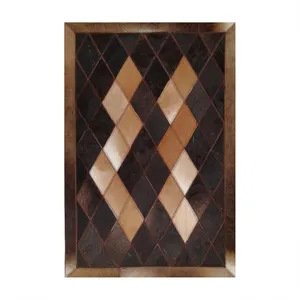 کلاژ فرش پوست و چرم کمالی مدل AD-00416