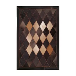 کلاژ فرش پوست و چرم کمالی مدل AD-00419