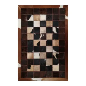 کلاژ فرش پوست و چرم کمالی مدل AD-00420