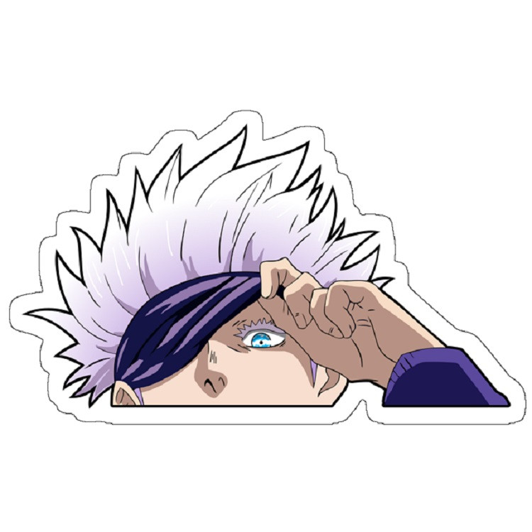 استیکر مدل Jujutsu kaisen gojo satoru peeker