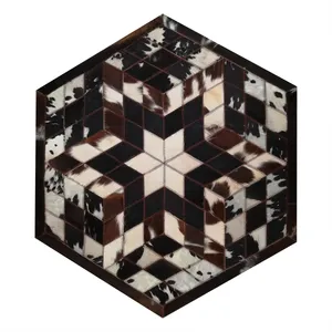 کلاژ فرش پوست و چرم کمالی مدل AD-00426