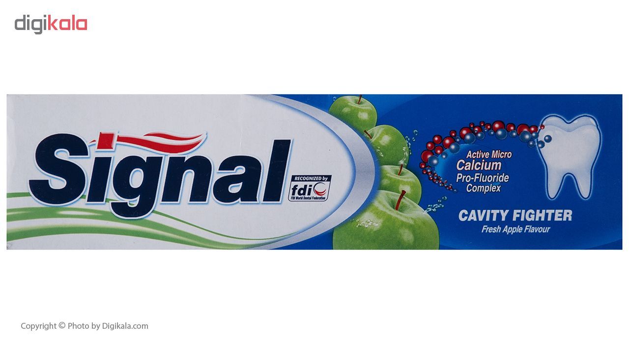 خمیر دندان سیگنال سری Cavity Fighter مدل Apple حجم 100 میلی لیتر