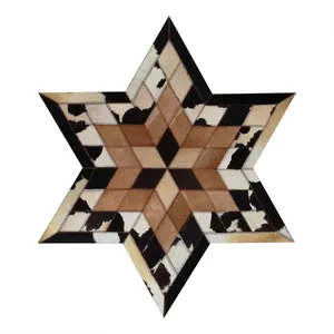 کلاژ فرش پوست و چرم کمالی مدل AD-00435