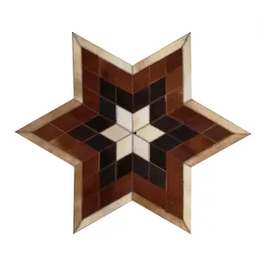 کلاژ فرش پوست و چرم کمالی مدل AD-00439