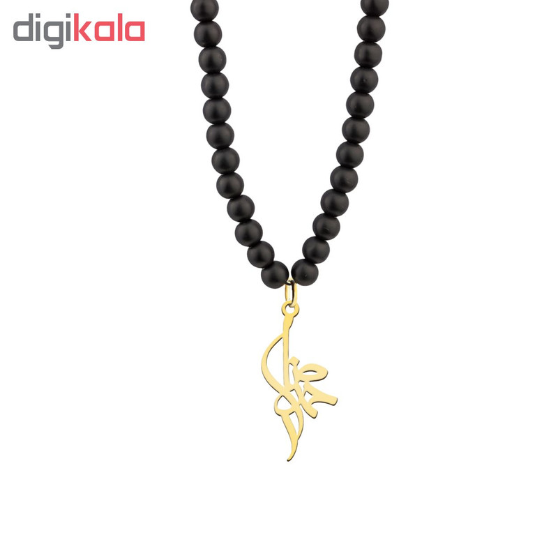 گردنبند نقره مردانه ترمه 1 طرح احمدرضا کد M75