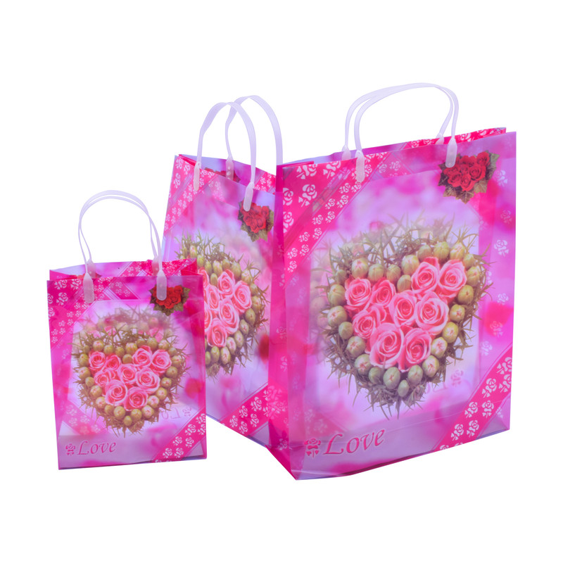 ساک هدیه مدل love کد DOP-XY-88-4 مجموعه 3 عددی