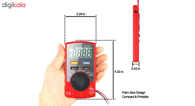 مولتی متر دیجیتال یونی-تی مدل UT120C