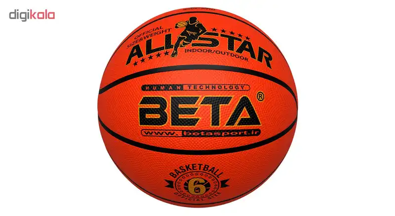 توپ بسکتبال بتا مدل PBR6 طرح Champion سایز 6 سایز 6