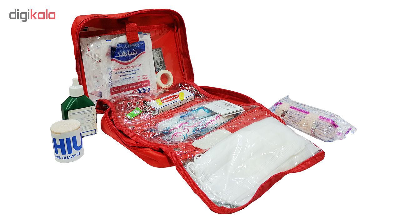 کیف کمک های اولیه درمان پژوه مدل first aid kit