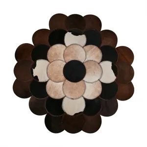 کلاژ فرش پوست و چرم کمالی مدل AD-00442