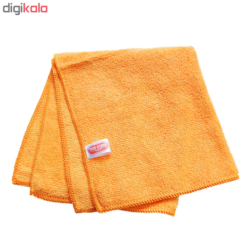 دستمال میکروفایبر ضدخش خودرو تام کلین مدل mfl210s بسته 3 عددی