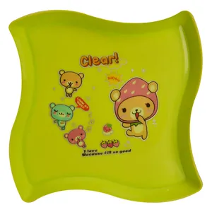 بشقاب کودک مهروز مدل M-300 طرح Clear