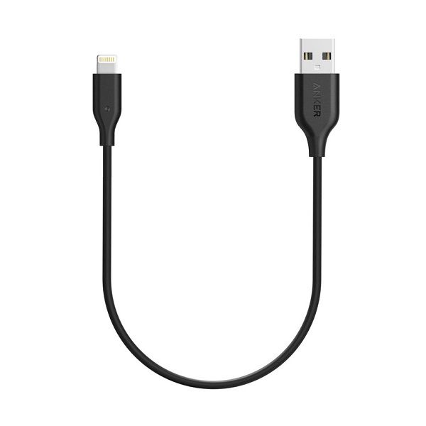 کابل تبدیل USB به لایتنینگ انکر مدل A8114 PowerLine طول 0.3 متر کابل تبدیل USB به لایتنینگ انکر مدل A8114 PowerLine طول 0.3 متر