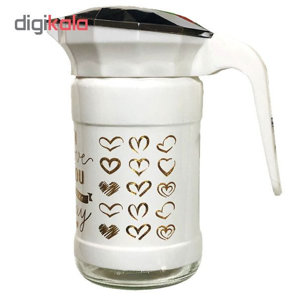 پارچ همراه با درب آبمیوه گیری کمیکس طرح Love 1500سی سی مدل 8034 کد 101100