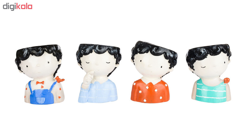 گلدان مدل Boys مجموعه 4 عددی