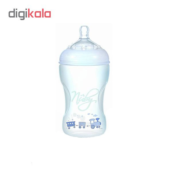 شیشه شیر نوبی طرح قطار کد 11 ظرفیت 330 میلی لیتر