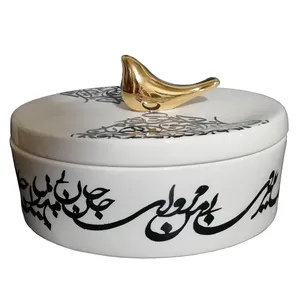 شکلات خوری طرح سیاه مشق تک پرنده کد001