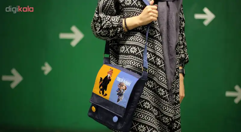 کیف رودوشی چی چاپ طرح انیمیشن زوتوپیا