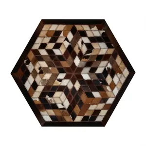 کلاژ فرش پوست و چرم کمالی مدل AD-00446