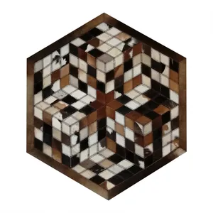 کلاژ فرش پوست و چرم کمالی مدل AD-00447