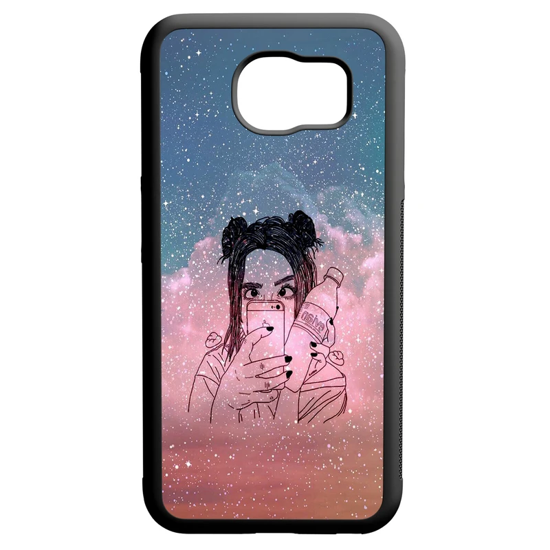 کاور طرح دخترانه کد 110123 مناسب برای گوشی موبایل سامسونگ galaxy s6