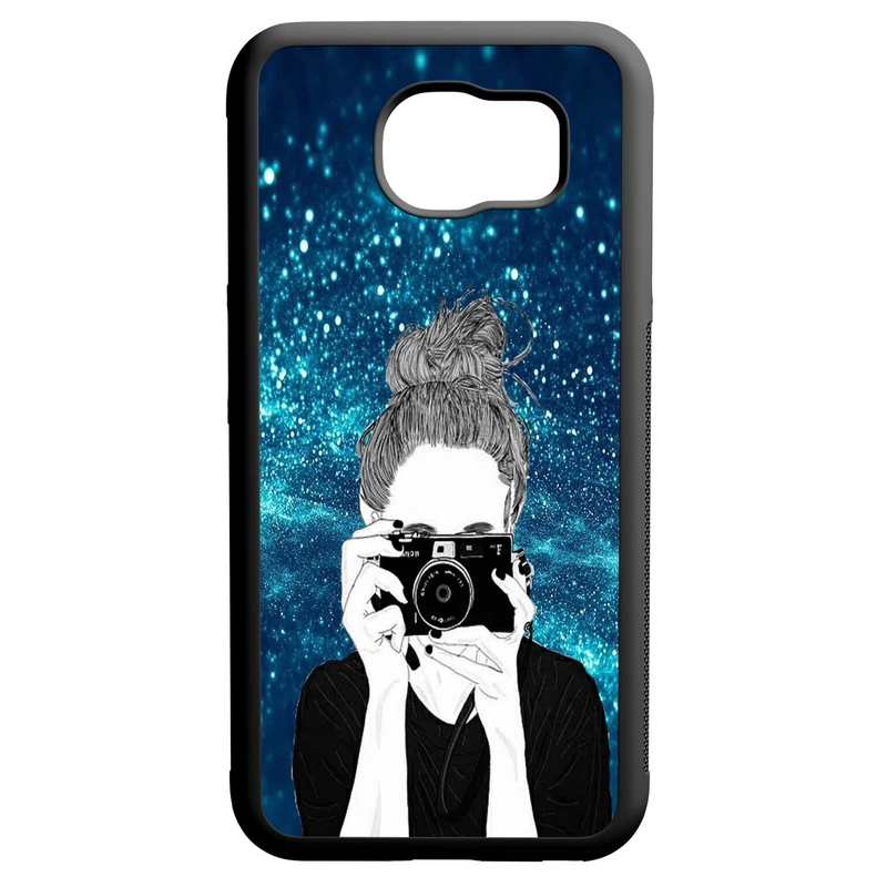 کاور طرح دخترانه کد 110129 مناسب برای گوشی موبایل سامسونگ galaxy s6