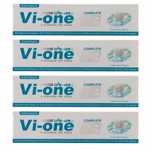 خمیر دندان وی وان مدل Complete 8 حجم 130 میلی لیتر بسته ۴ عددی