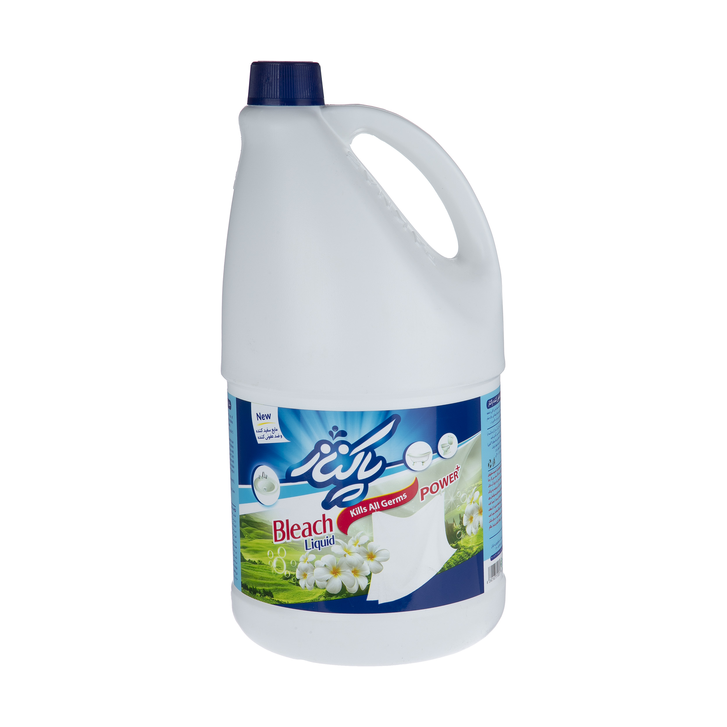 مایع سفید کننده پاکناز مدل White حجم 4000 میلی لیتر