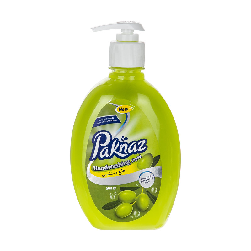 مایع دستشویی پاکناز مدل Olive مقدار 500 میلی لیتر