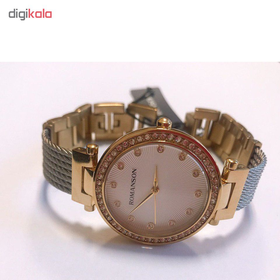 ساعت مچی عقربه ای زنانه رومانسون مدل RM8A31TLGGA11G