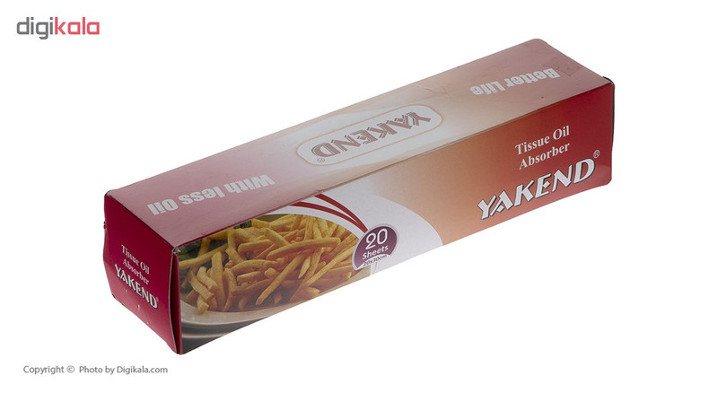 دستمال جذب روغن یاکند کد 100155 بسته 20 عددی