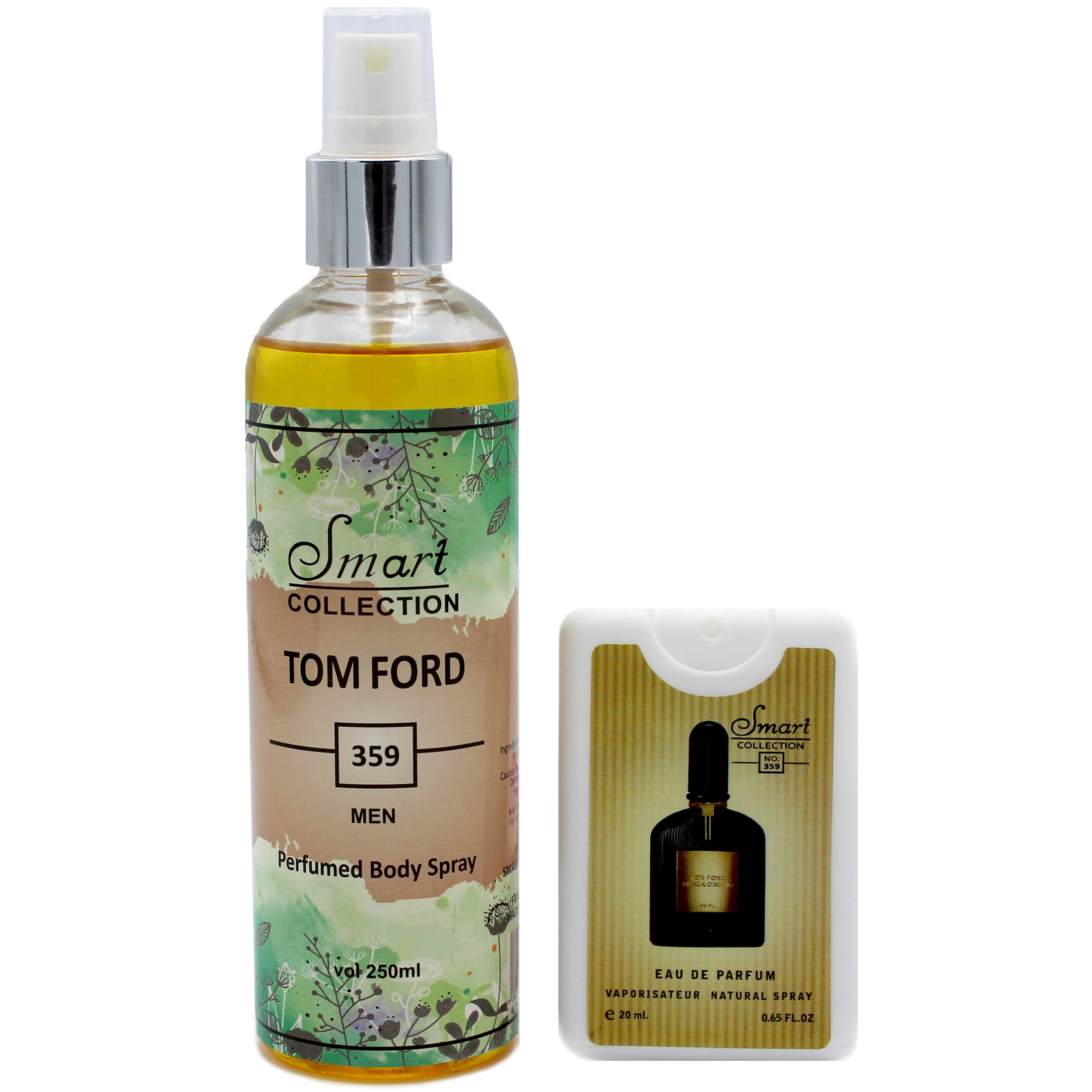 بادی اسپلش مردانه اسمارت کالکشن مدل تام فورد حجم 250 میلی لیتر به همراه عطر جیبی حجم 20 میلی لیتر