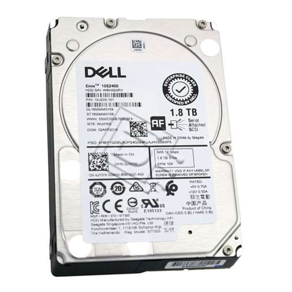 هارددیسک اینترنال دل مدل SAS 0RVDCJ ظرفیت 1.8ترابایت هارددیسک اینترنال دل مدل SAS 0RVDCJ ظرفیت 1.8ترابایت