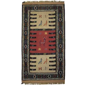 گلیم دستبافت کد 980211